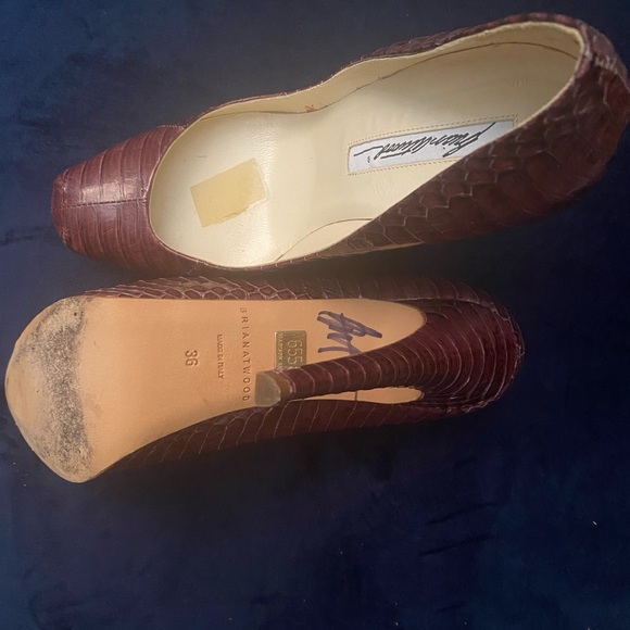 BRIAN ATWOOD Snakeskin Pumps - Picture 2 of 6